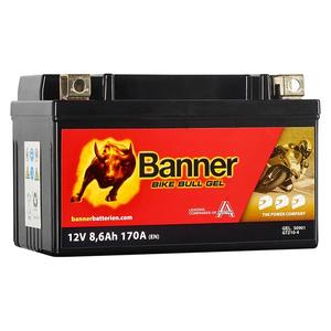 Gelová motobaterie Banner Bike Bull GEL 509 01/BGTZ10-S - GTZ10-S 12V, 8.6Ah, 170A