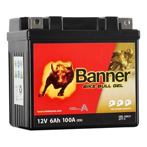 Gelová motobaterie Banner Bike Bull GEL 506 21/BGTZ7-S - GTZ7-S 12V, 6Ah, 100A