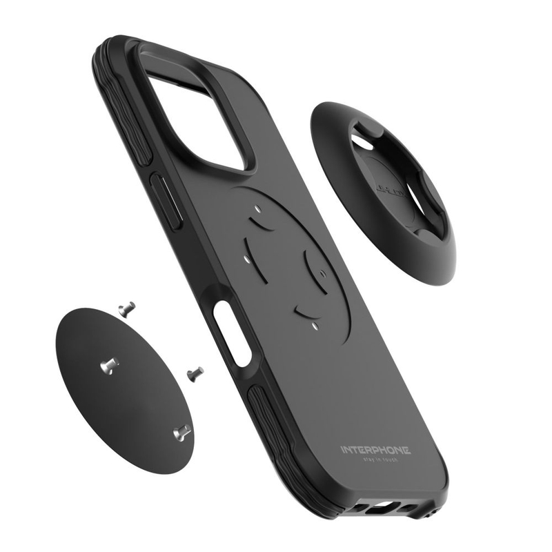 Ochranný kryt Interphone QUIKLOX Tetraforce pro Apple iPhone 16 Pro Max černý