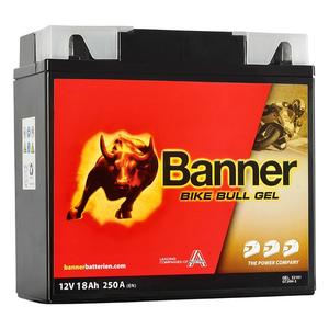 Gelová motobaterie Banner Bike Bull GEL 521 01/BG12-19 - G12-19 12V, 18Ah, 250A