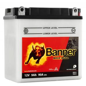 Olověná motobaterie Banner Bike Bull 509 14/BB9-B - YB9-B 12V, 9Ah, 90A