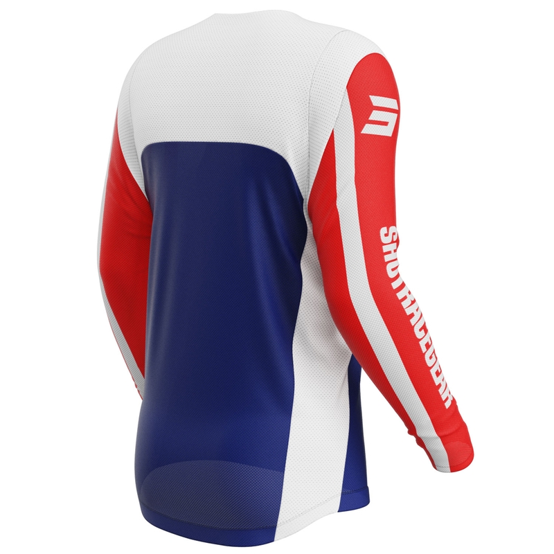 Motokrosový dres Shot Contact Mythic modro-červený