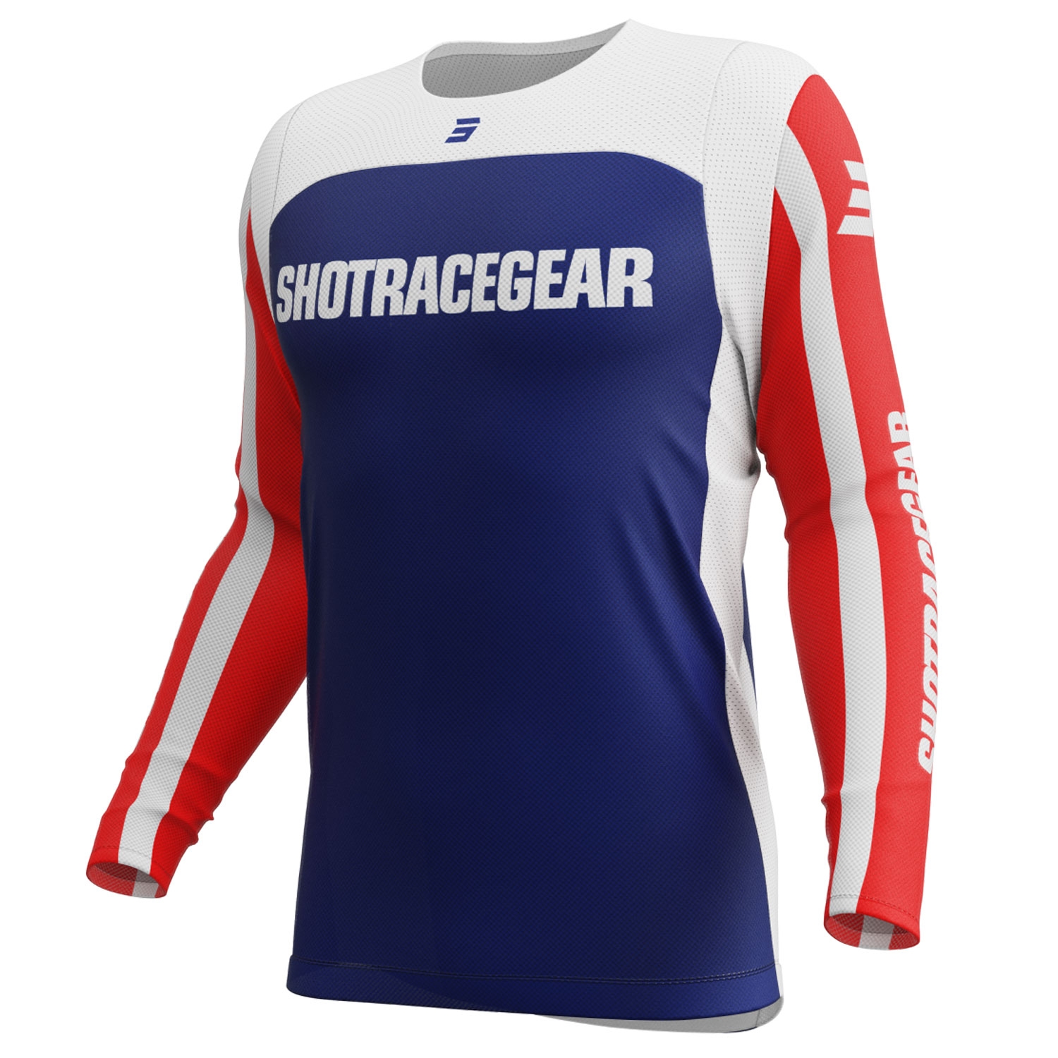 Motokrosový dres Shot Contact Mythic modro-červený Velikost: XL