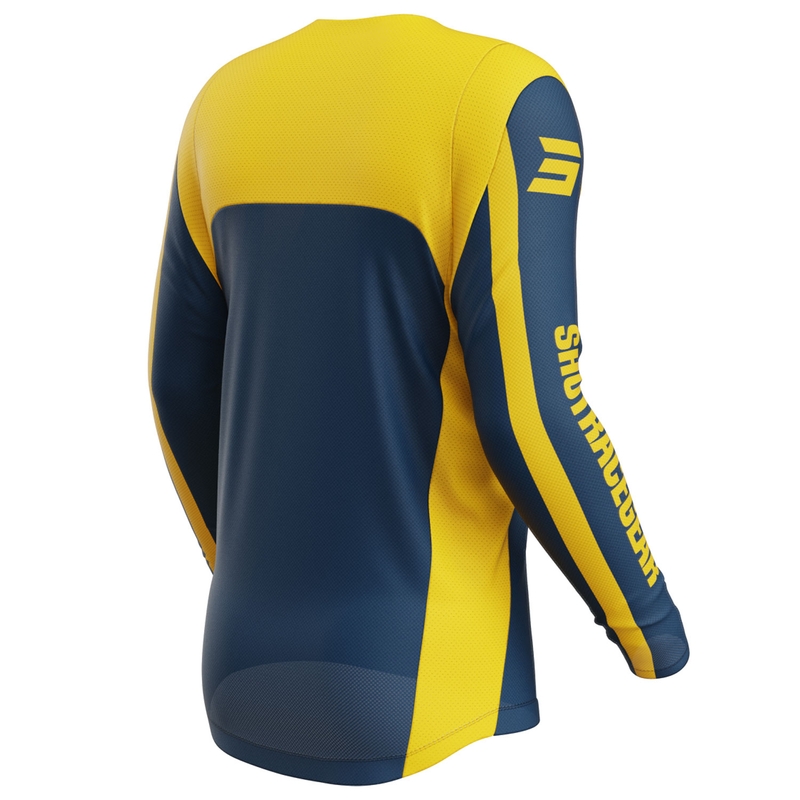 Motokrosový dres Shot Contact Mythic modro-žlutý