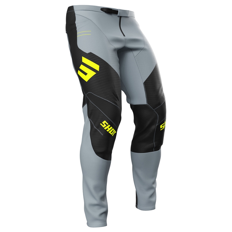 Motokrosové kalhoty Shot Contact Shield fluo žluté