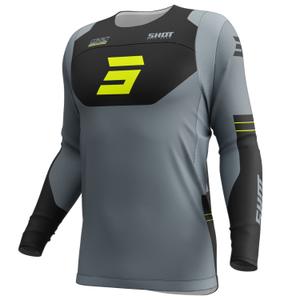 Motokrosový dres Shot Contact Shield fluo žlutý