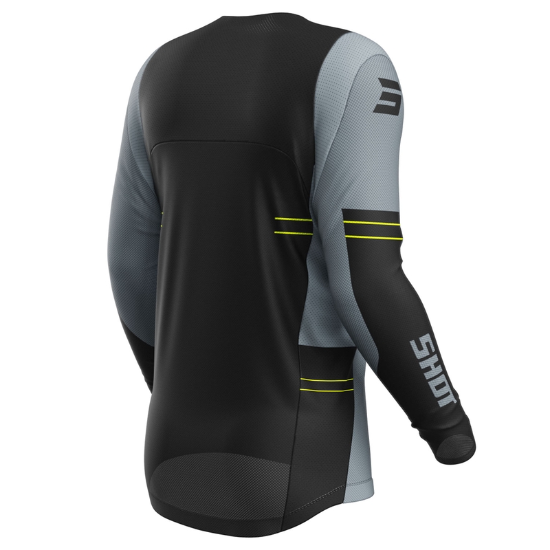 Motokrosový dres Shot Contact Shield fluo žlutý