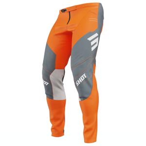 Motokrosové kalhoty Shot Contact Shield oranžové