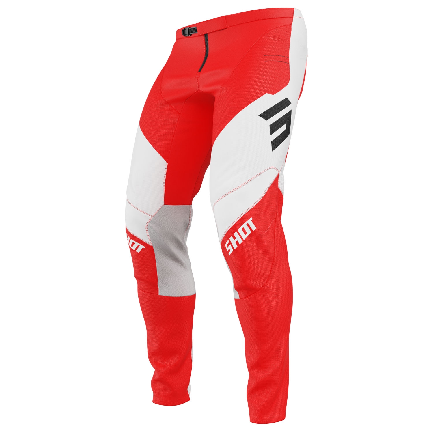 Motokrosové kalhoty Shot Contact Shield červené Velikost: 26