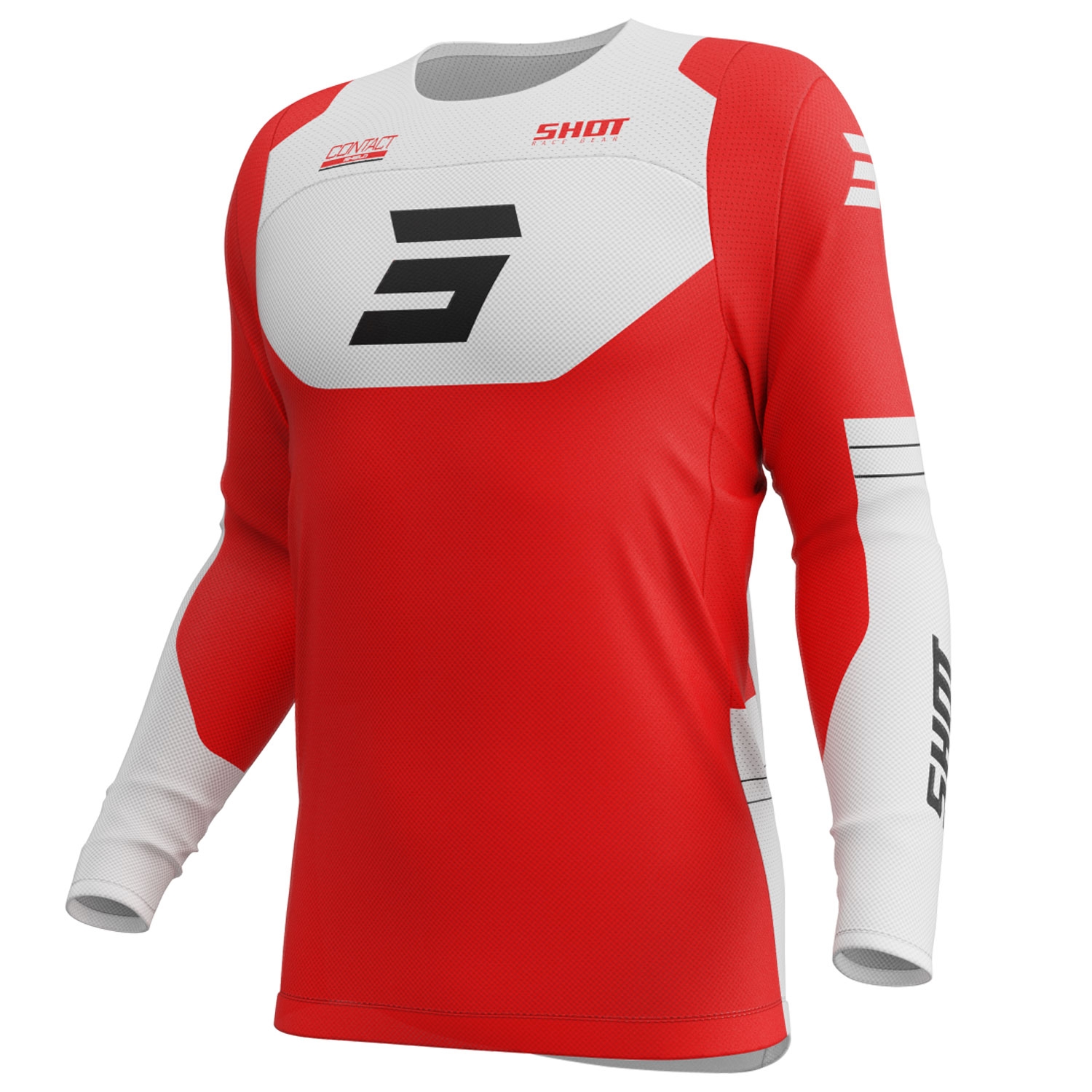 Motokrosový dres Shot Contact Shield červený Velikost: S