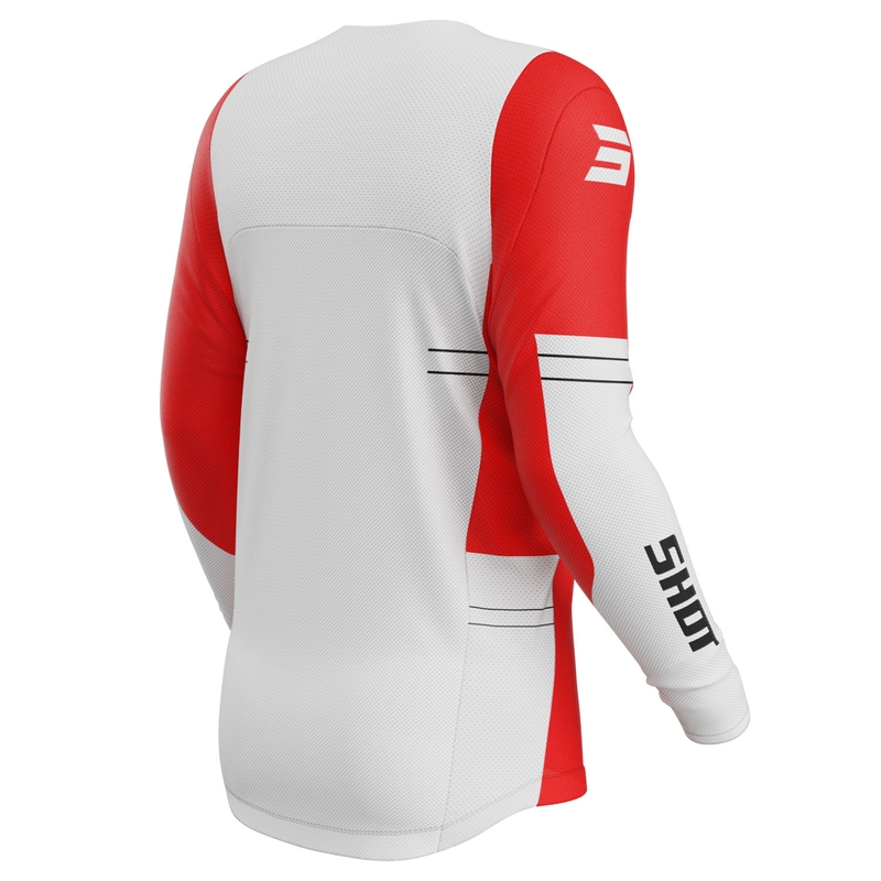 Motokrosový dres Shot Contact Shield červený