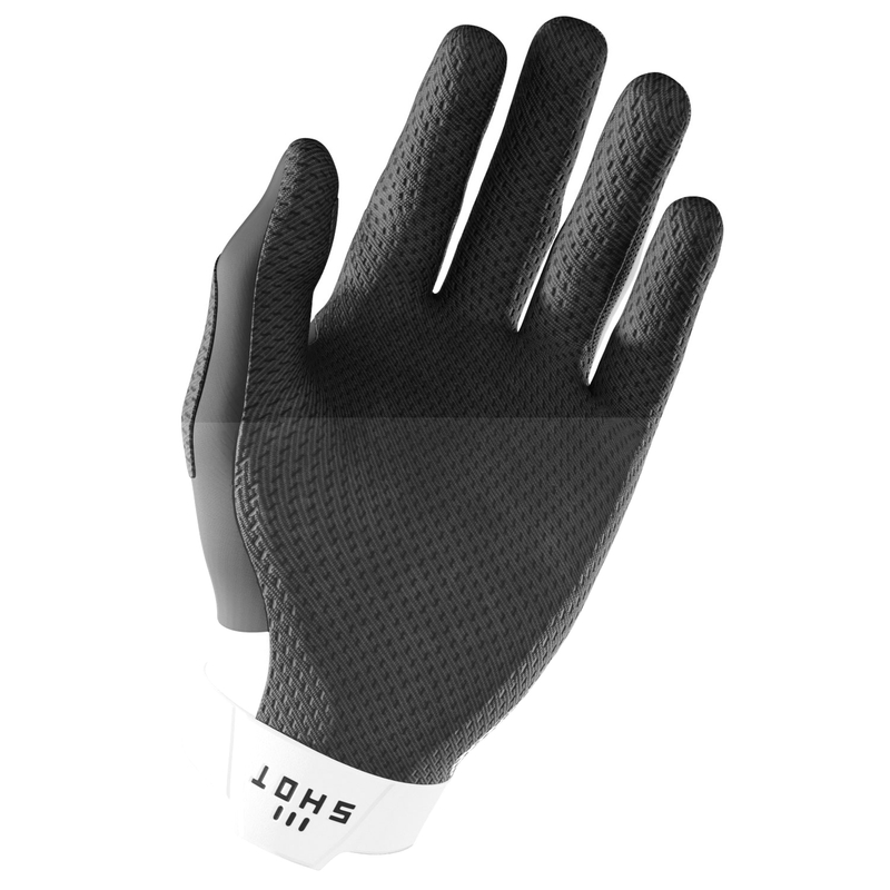 Motokrosové rukavice Shot Lite Pro bílé