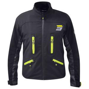 Bunda na motorku Shot Climatic černo-fluo žlutá