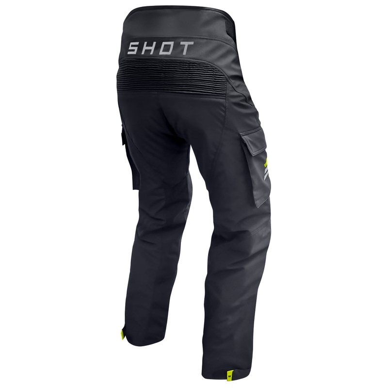 Kalhoty na motorku Shot Climatic černo-fluo žluté