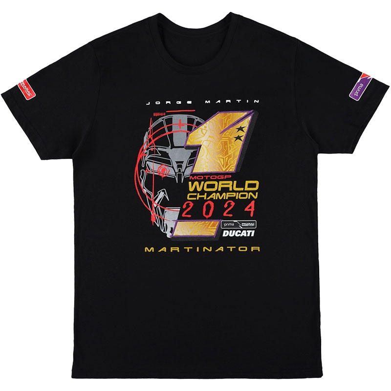 Tričko Ducatti Jorge Martin World Champ černé