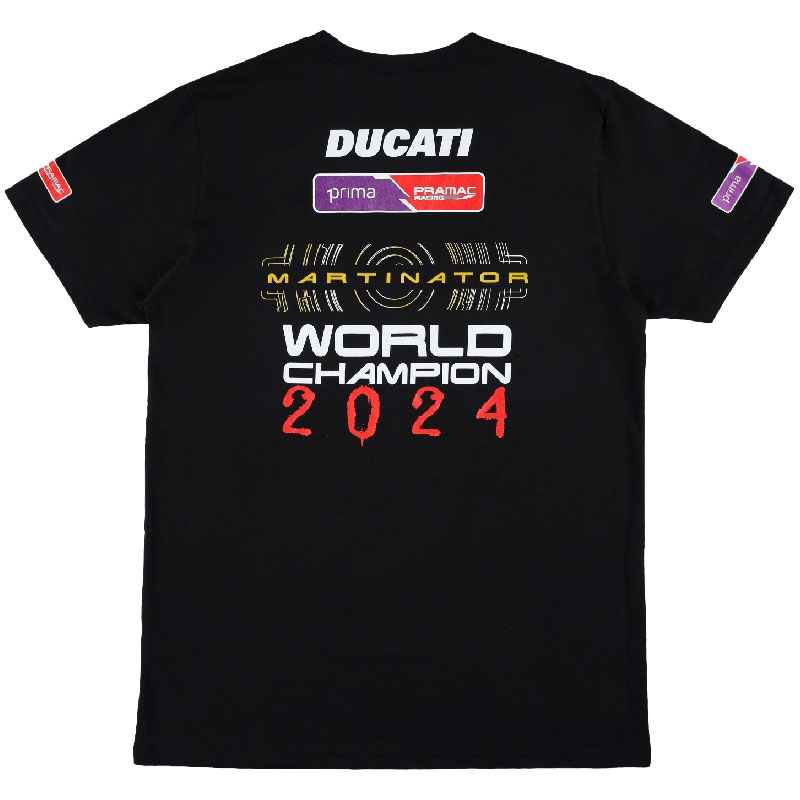 Tričko Ducatti Jorge Martin World Champ černé