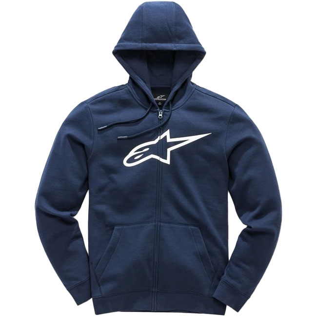 Mikina Alpinestars Ageless II Fleece modro-bílá Velikost: S