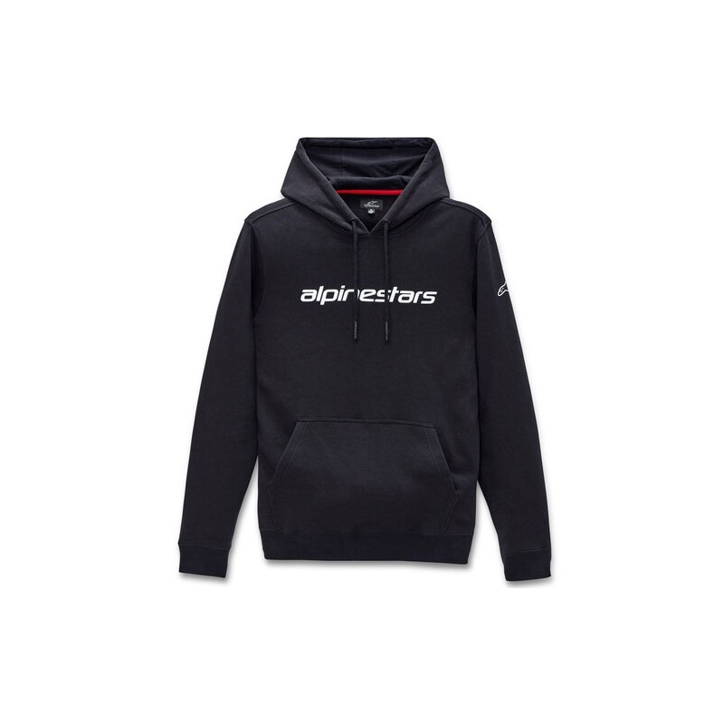 Mikina Alpinestars Linear Hoodie černo-bílá