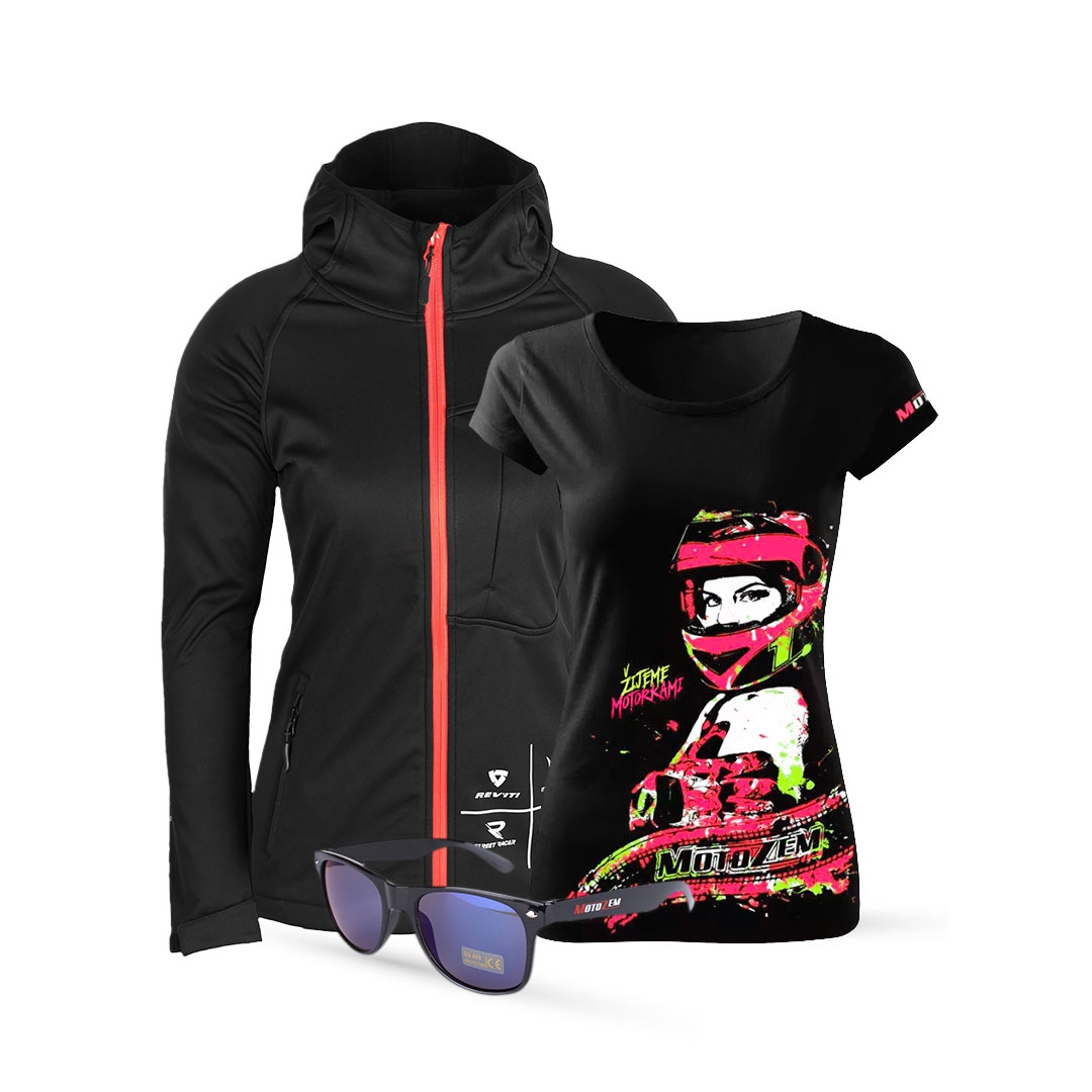 Dámský dárkový set MotoZem WOMAN 2 Velikost: XS