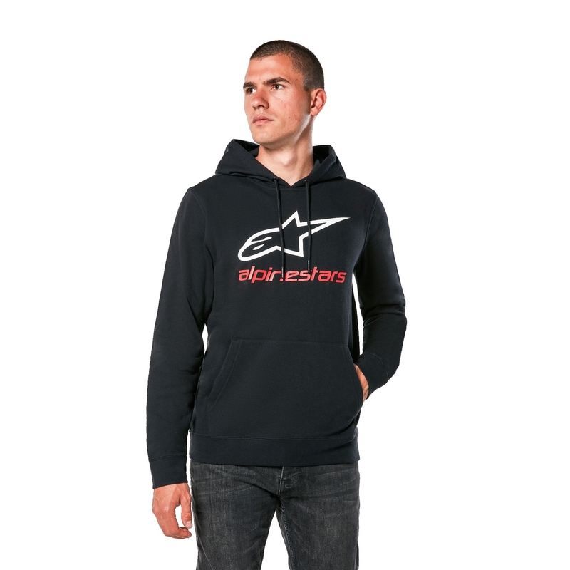 Mikina Alpinestars Always 2.0 černo-bílo-červená