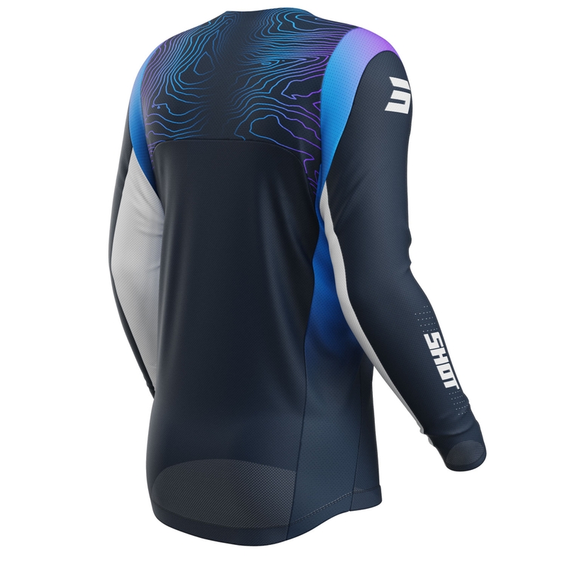 Dětský motokrosový dres Shot Contact Apex modrý