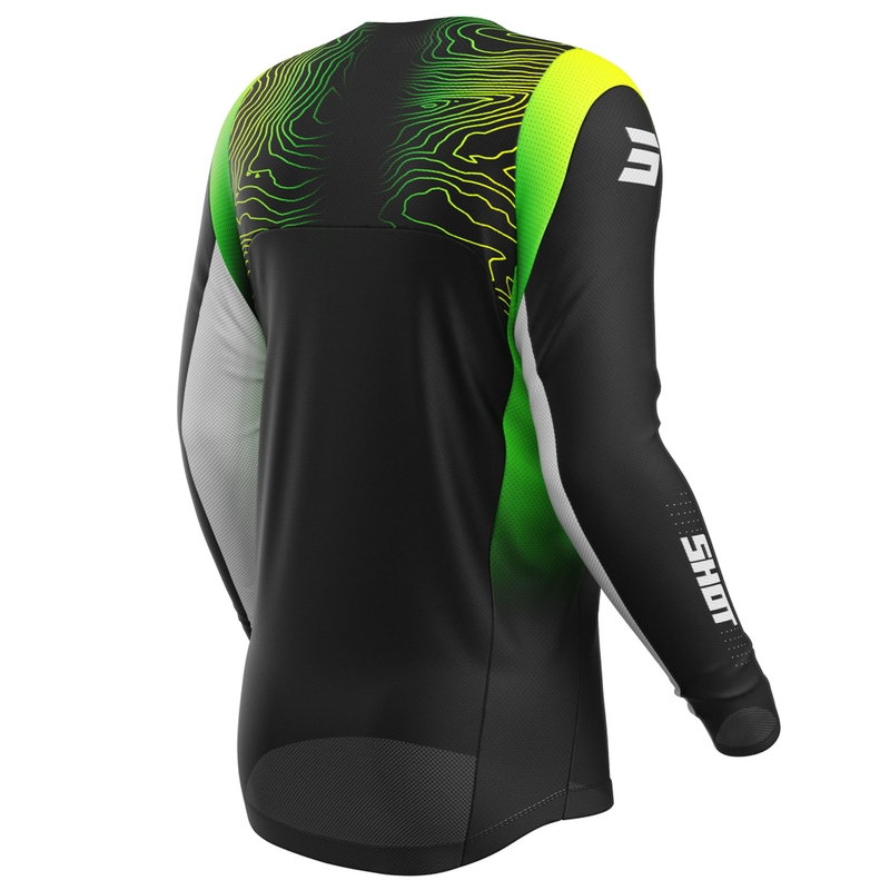 Dětský motokrosový dres Shot Contact Apex fluo žluté