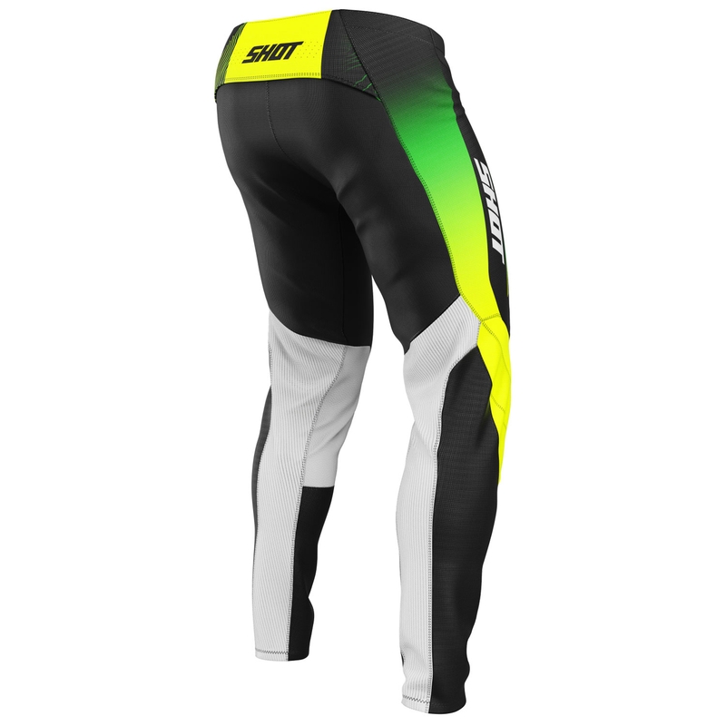 Dětské motokrosové kalhoty Shot Contact Apex fluo žlutá