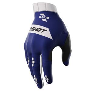 Dětské motokrosové rukavice Shot Race modré
