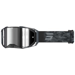 Motokrosové brýle Shot Lite Patrol šedé se stříbrným iridiovým plexi