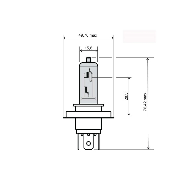 Přední světlo RMS HS1 12V 35/35W