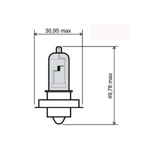 Žárovka RMS 246510425 12V 15W, P26S bílá