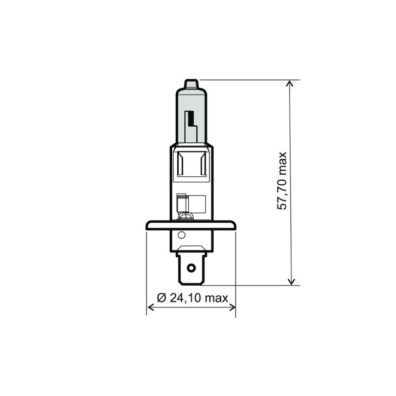Přední světlo RMS H1 12V 55W
