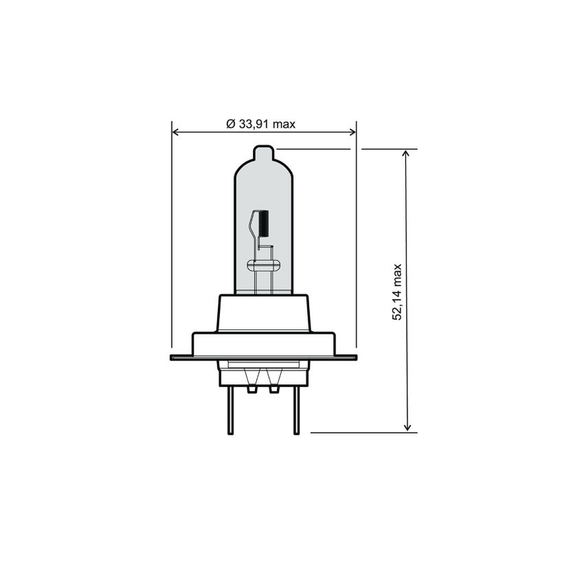 Přední světlo RMS H7 12V 55W