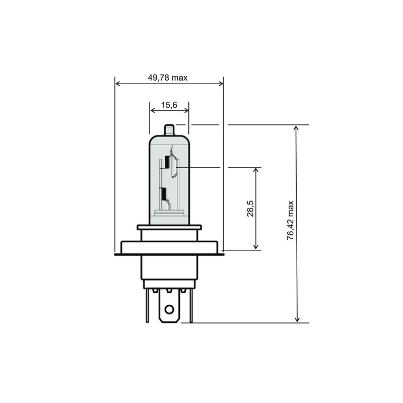 Přední světlo RMS HS1 12V 35/35W
