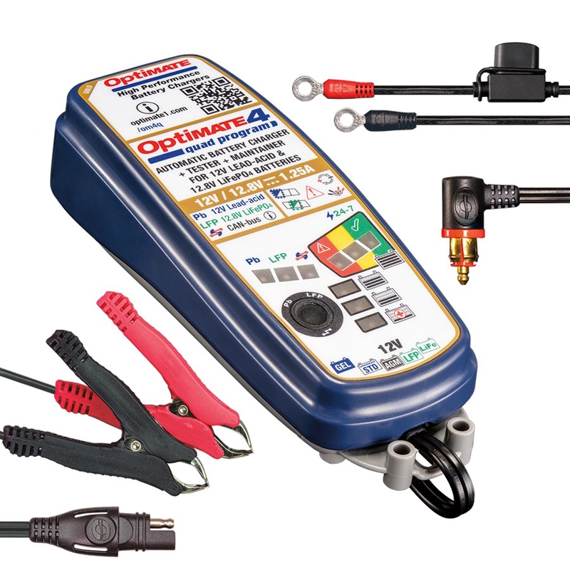 Nabíječka baterií OPTIMATE 4 QUAD TM630-PR