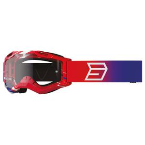 Dětské motokrosové brýle Shot Rocket Kid 2.0 drop patriot s čirým plexi