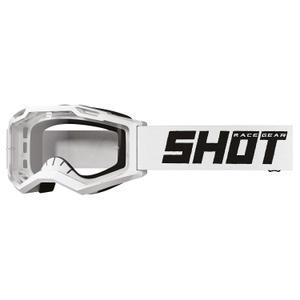 Dětské motokrosové brýle Shot Rocket Kid 2.0 solid bílé s čirým plexi
