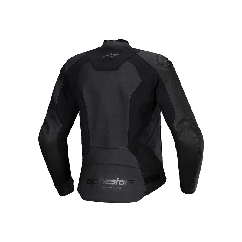 Dámská kožená bunda na motorku Alpinestars Stella Faster 3 černo-černá