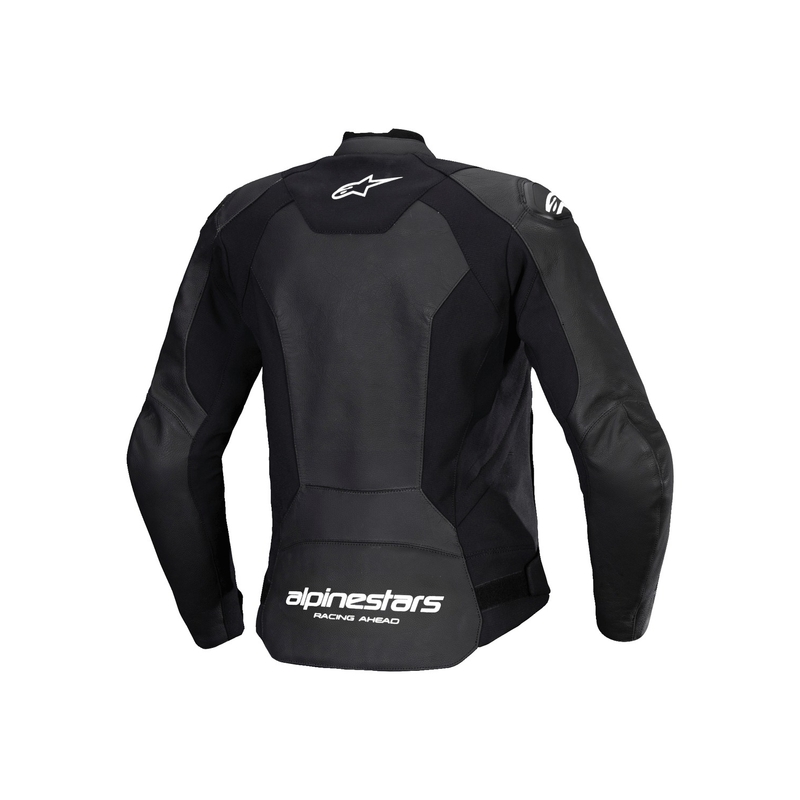 Dámská kožená bunda na motorku Alpinestars Stella Faster 3 černo-bílá