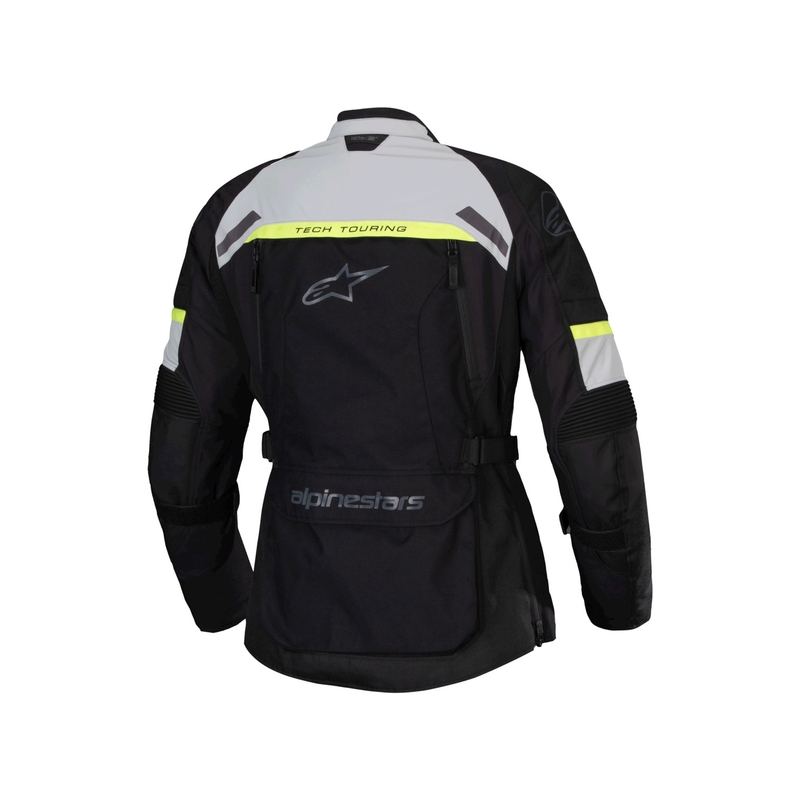 Dámská bunda na motorku Alpinestars Stella Bogota PRO Drystar černo-šedo-fluo žlutá
