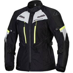Dámská bunda na motorku Alpinestars Stella Bogota PRO Drystar černo-šedo-fluo žlutá