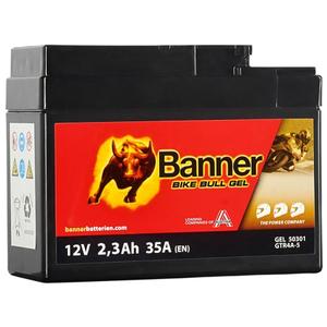 Gelová motobaterie Banner Bike Bull GEL 503 01/BGTR4A-S - GTR4A-S 12V, 2.3Ah, 35A