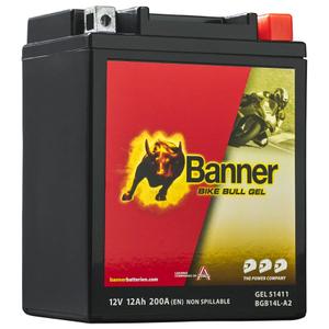 Gelová motobaterie Banner Bike Bull GEL 514 11/BGB14L-A2 - GB14L-A2 12V, 12Ah, 200A