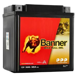Gelová motobaterie Banner Bike Bull GEL 530 01/BGTX30-3 - GTX30-3 12V, 30Ah, 385A