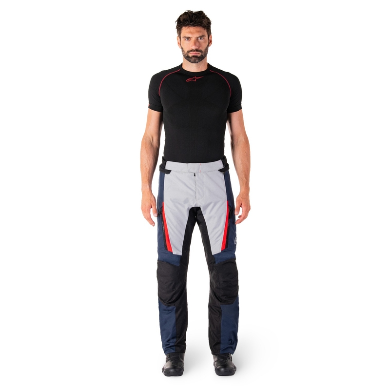 Kalhoty na motorku Alpinestars ST-1 Waterproof modro-černo-červené