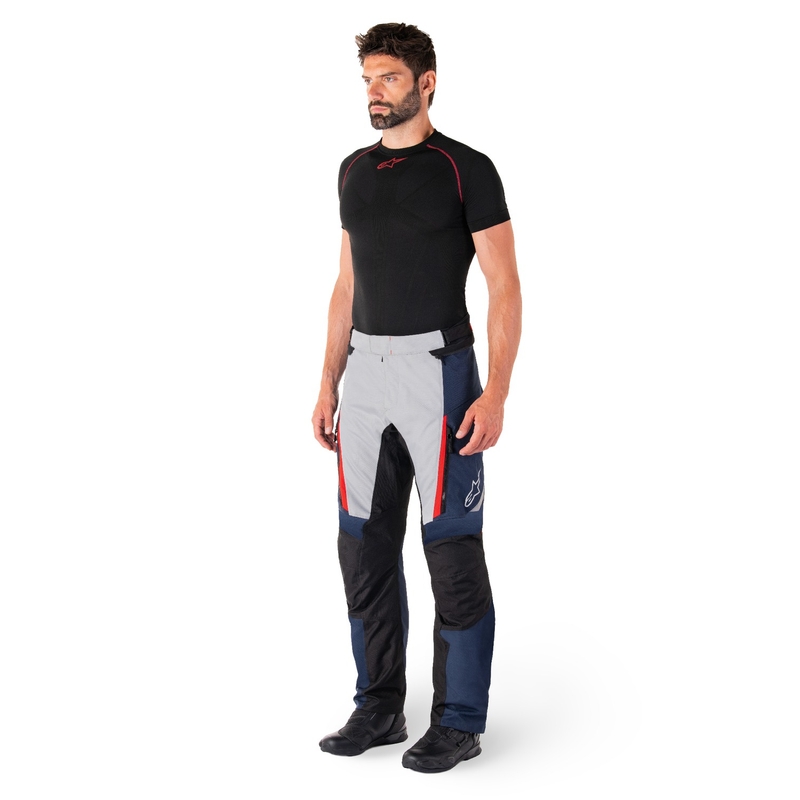 Kalhoty na motorku Alpinestars ST-1 Waterproof modro-černo-červené