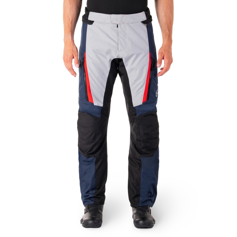 Kalhoty na motorku Alpinestars ST-1 Waterproof modro-černo-červené