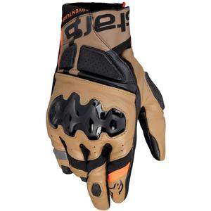 Rukavice na motorku Alpinestars Belize 3 Drystar černo-hnědé