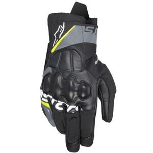 Rukavice na motorku Alpinestars Corozal 3 Drystar černo-šedo-fluo žluté