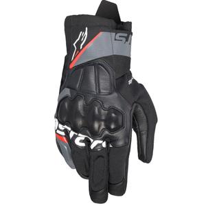 Rukavice na motorku Alpinestars Corozal 3 Drystar černo-šedo-fluo červené